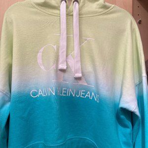 Calvin Klein Monogram Logo Tie Dye Block Hoodie